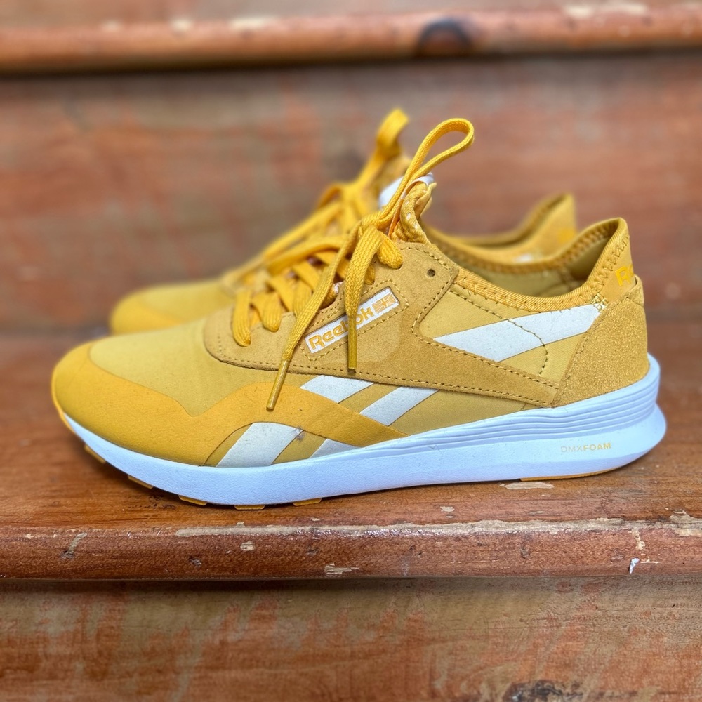 Reebok Yellow and White Women’s Sneakers